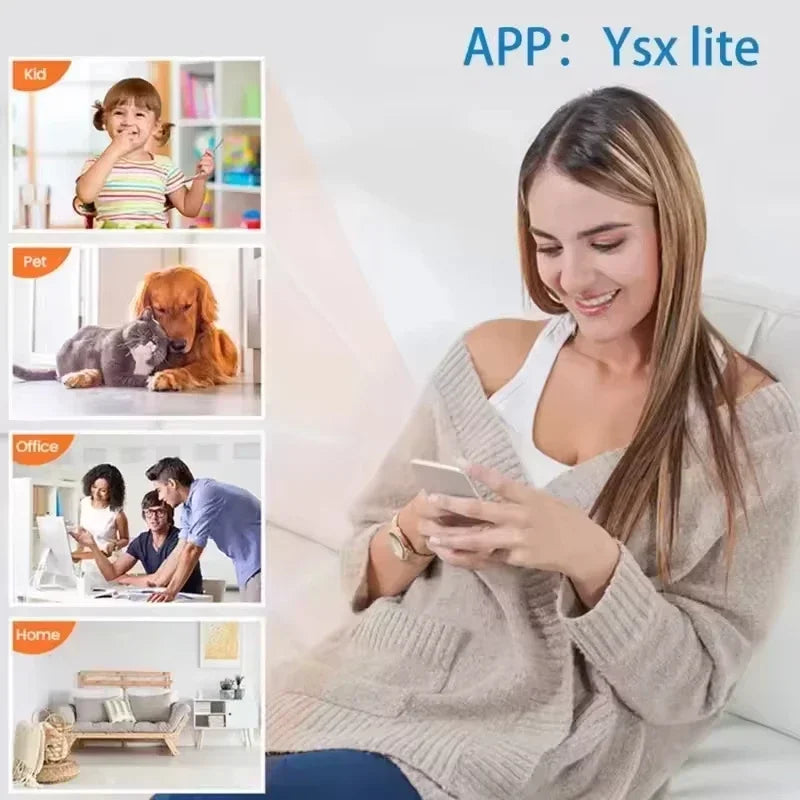 4K Mini WiFi Security Camera – Night Vision, Motion Detection & Remote Viewing