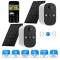 Solar-Powered Outdoor Security Camera – 3MP, Color Night Vision & Two-Way Audio